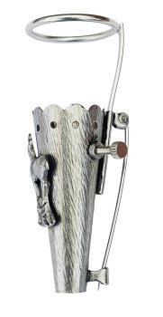 Hülse für Bärte  Hutschmuck  Anstecker Gemse